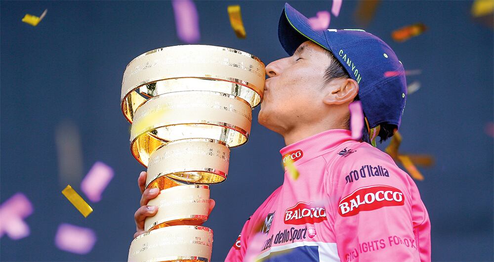 Nairo Quintana, ciclista colombiano.