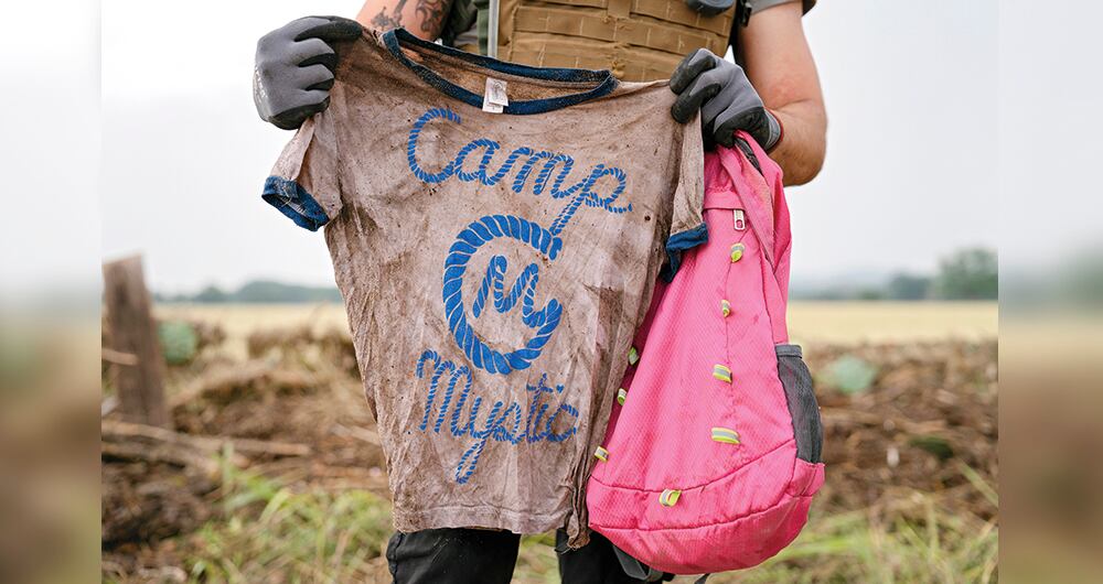 Pertenencias de las niñas de Camp Mystic.