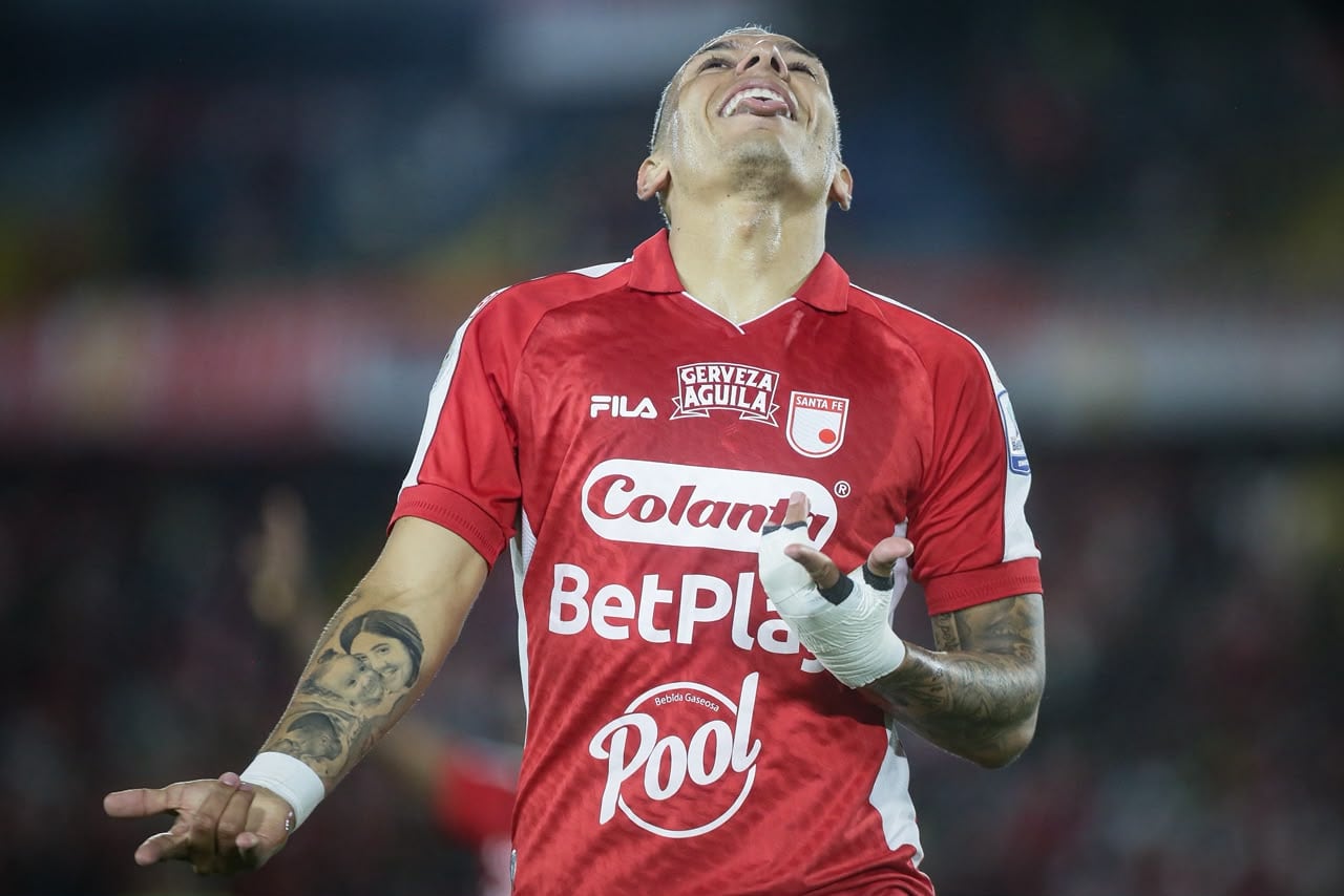 Franco Fagúndez marcó ante el Bucaramanga