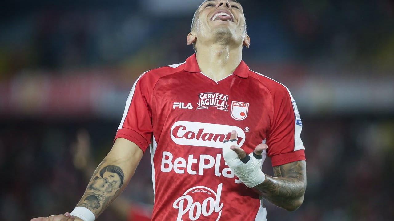 Franco Fagúndez marcó ante el Bucaramanga.