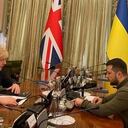Boris Johnson se reúne con Zelenski en visita sorpresa a Kiev