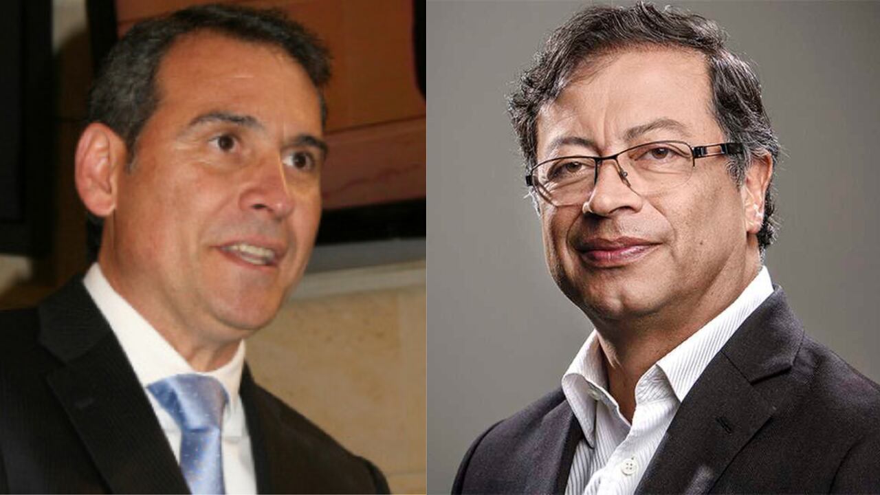 El presidente Gustavo Petro y el designado embajador en Paraguay, Juan Manuel Corzo.