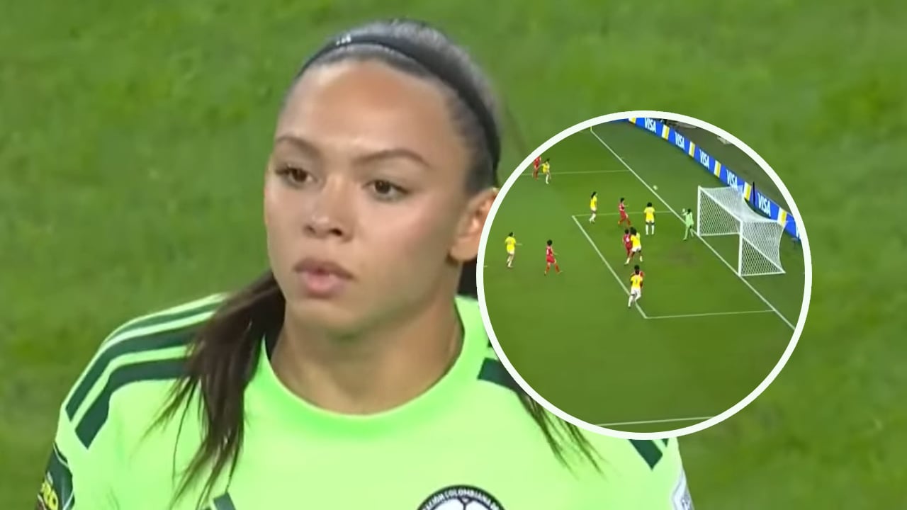 Luisa Agudelo se equivocó en el primer gol de Corea del Norte contra Colombia