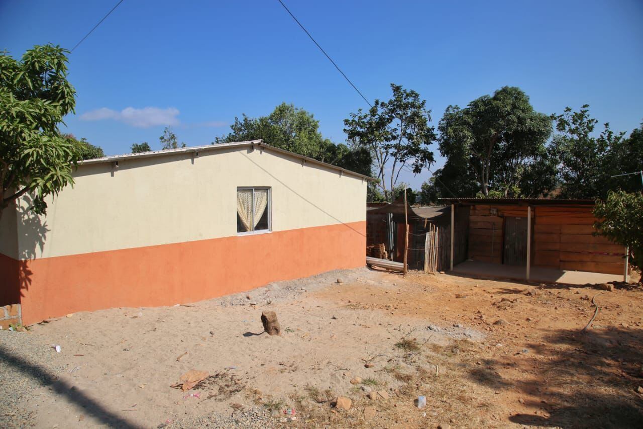 ministra de Vivienda, Catalina Velasco, entregó las primeras viviendas del programa Mi Casa en el Campo, en La Paz, departamento del Cesar.