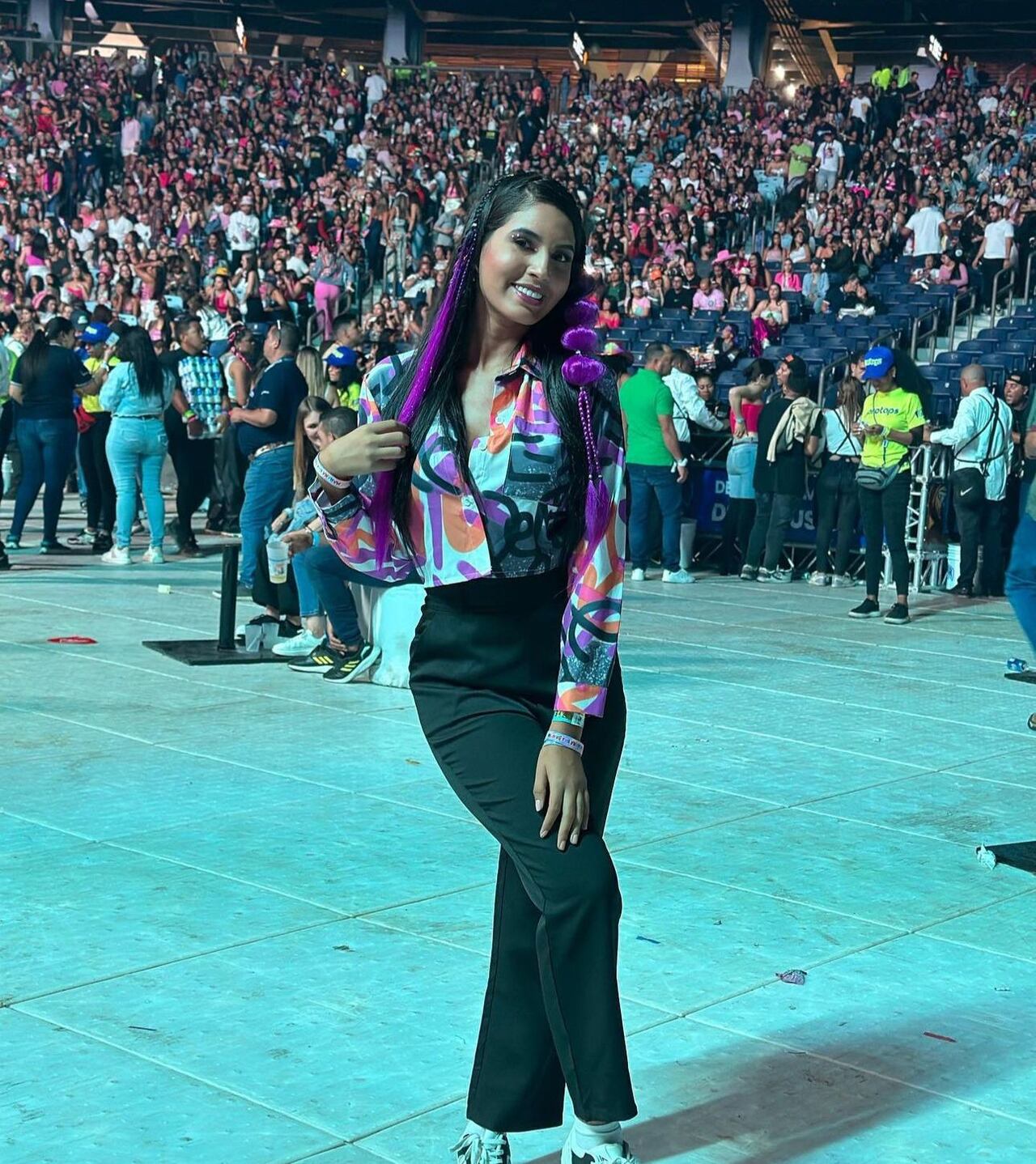 Wilevis asistió al más reciente concierto de Karol G en Venezuela