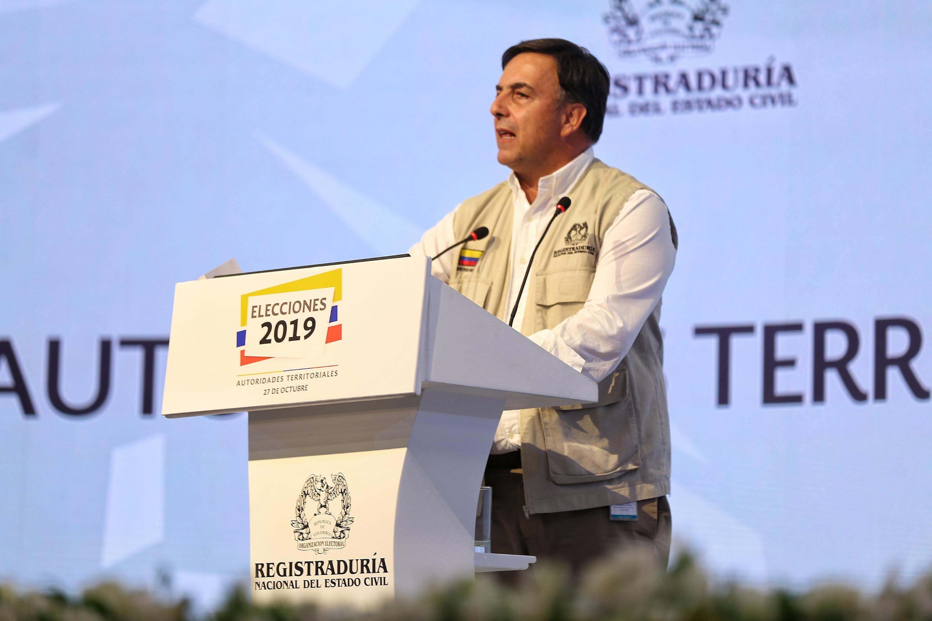 Juan Carlos Galindo Vacha, exregistrador nacional.