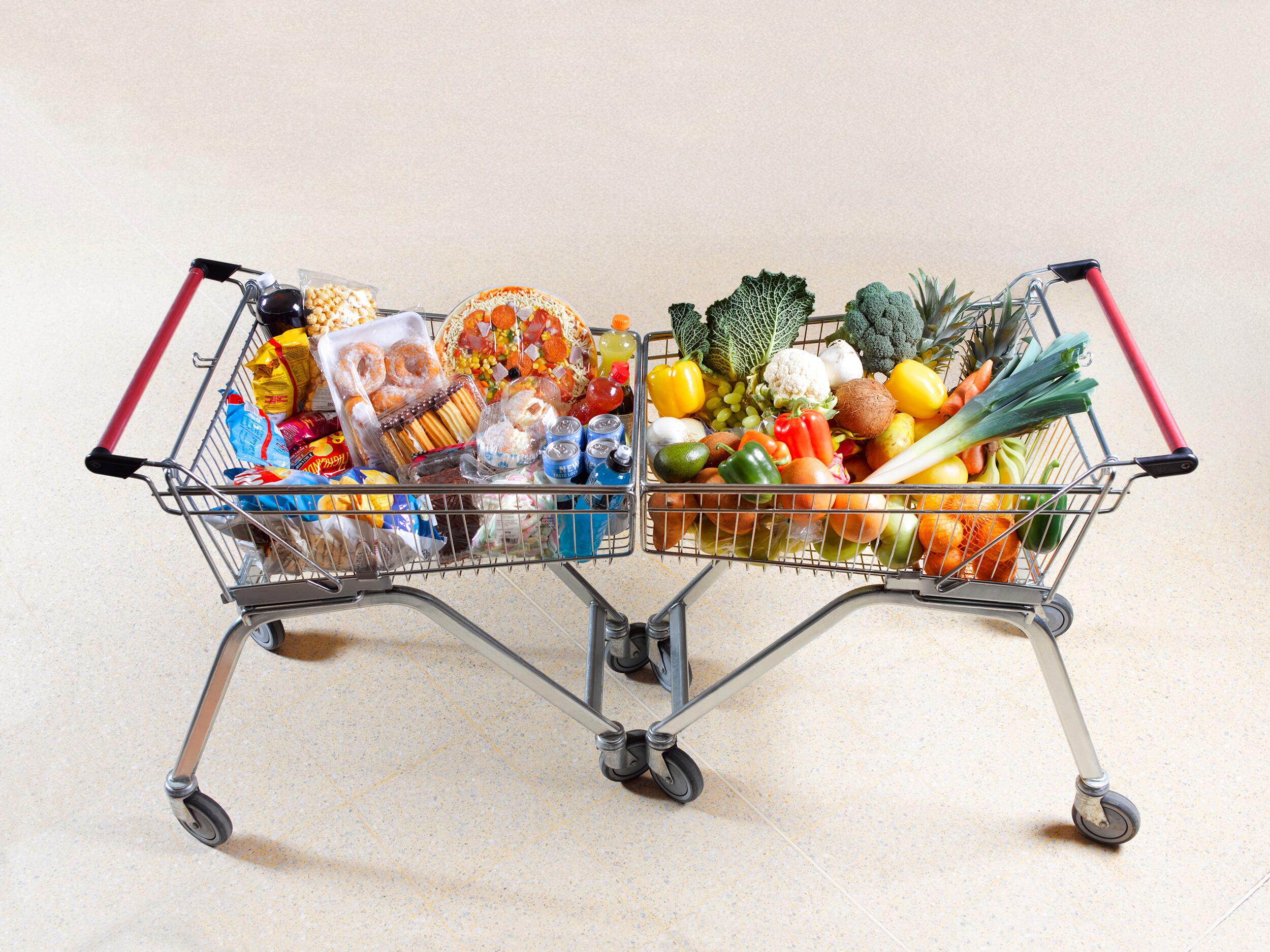 Carros de compra  - Mercado