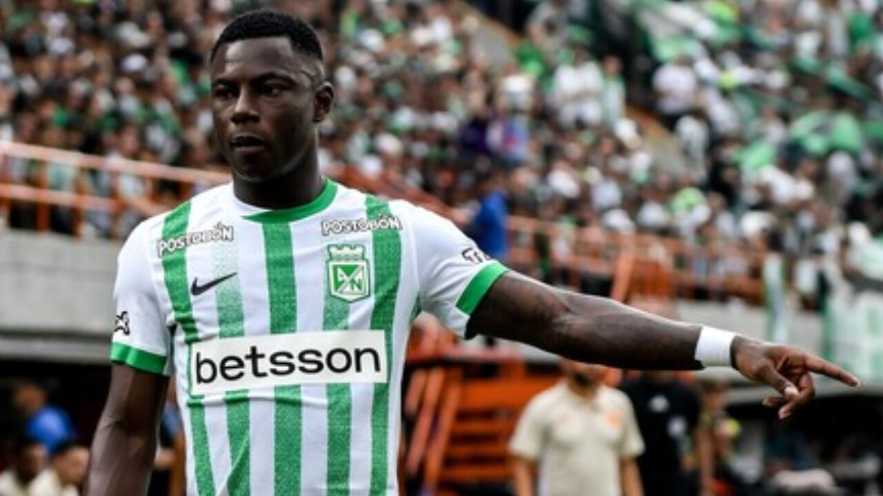 Marino Hinestroza, atacante figura de Atlético Nacional