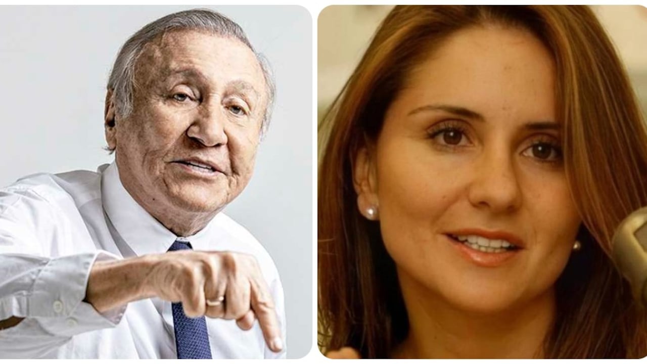 Rodolfo Hernández y su candidata vicepresidencial.