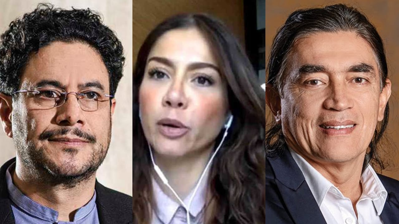 Iván Cepeda, Catherine Juvinao y Gustavo Bolívar, autores de la llamada reforma al Congreso