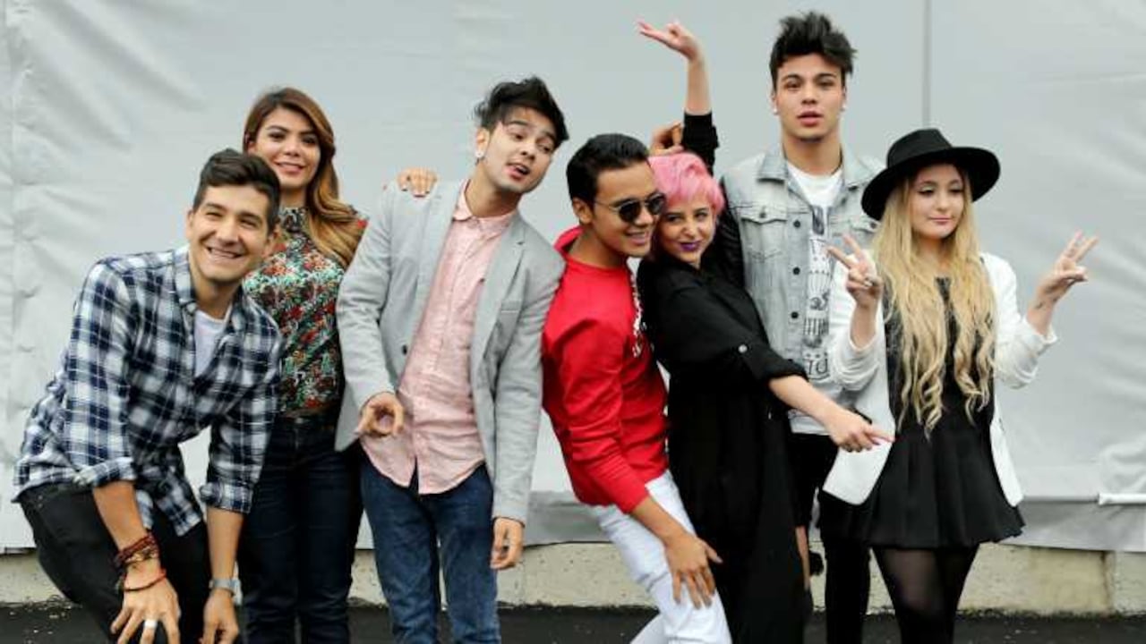 De izquierda a derecha: Bully (el moderador), Carolina Jaramillo, Juan Pablo Jaramillo, Sebastián Arango, Juana Martínez, Sebastián Villalobos y Raiza Revelles. / Fotos: Daniel Reina