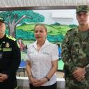 En el centro Leda López, alcaldesa de San Carlos.