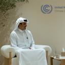 El presidente colombiano, Gustavo Petro (R), se reúne con el Emir de Qatar, Sheikh Tamim bin Hamad Al Thani (L) durante la La 28.ª Conferencia de las Partes (COP28) de la Convención Marco de las Naciones Unidas sobre el Cambio Climático (CMNUCC) se celebró en Expo City Dubai en Dubai, Emiratos Árabes Unidos, el 1 de diciembre de 2023. (Foto de Amiri Diwan del Estado de Qatar/Handout/Anadolu vía Getty Images)