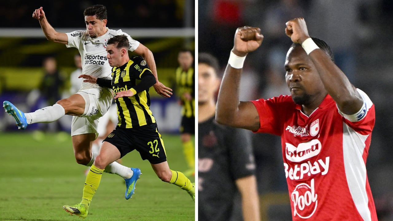 Peñarol empató con Corinthians y Santa Fe sonríe en Libertadores.