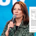 La denuncia penal que interpuso Ana María Vesga, ministra de Salud.