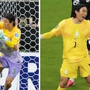 Kim Seung-Gyu, portero de Corea del Sur, dejó un error que México acabó aprovechando.