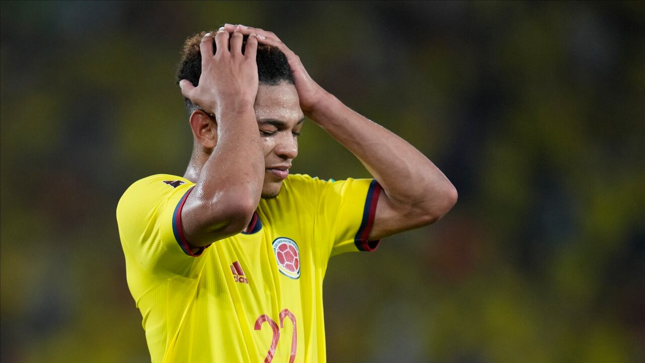 Diego Valoyes fue uno de los más criticados en el partido frente a Paraguay por una ocasión clara que perdió en los últimos minutos