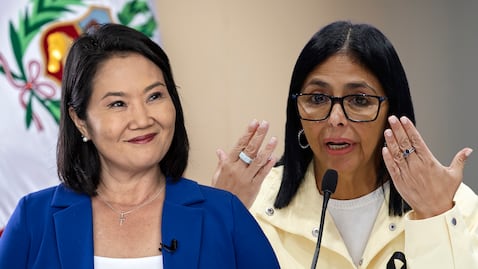 Keiko Fujimori y Delcy Rodríguez