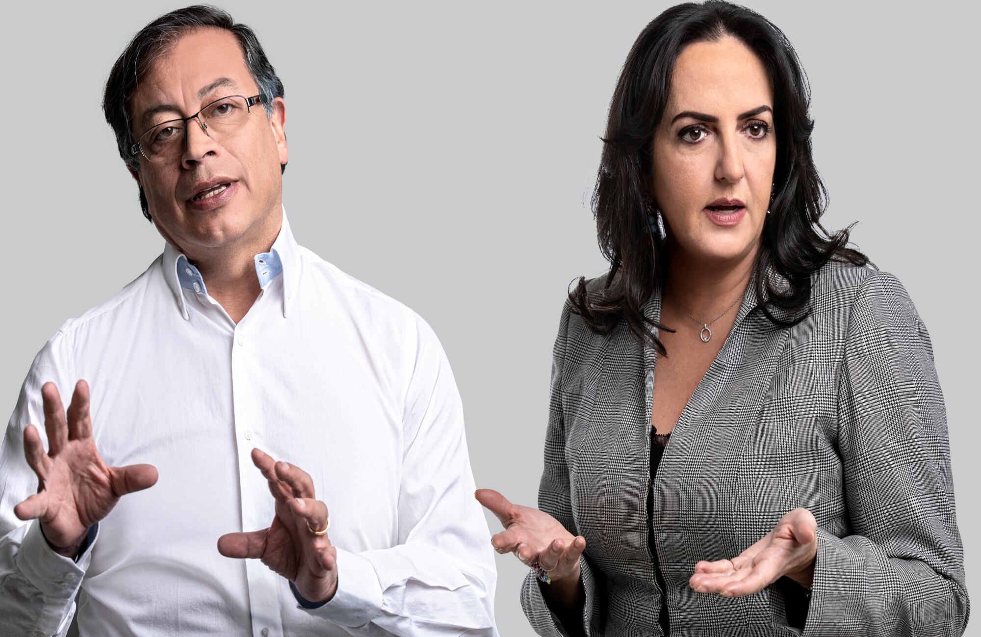Gustavo Petro, María Fernanda Cabal