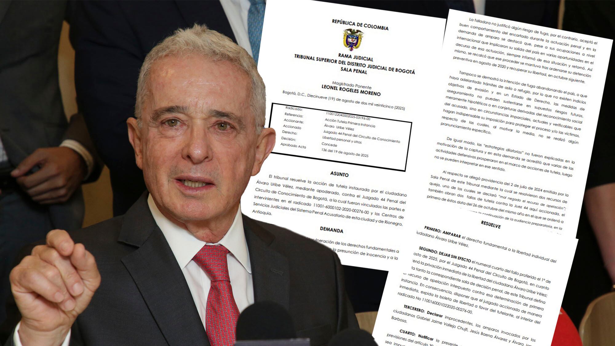 Alvaro Uribe sentencia Alvaro Uribe sentencia