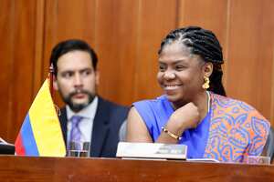 Francia Márquez en la Comisión Séptima del Senado.