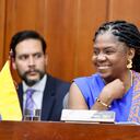 Francia Márquez en la Comisión Séptima del Senado.