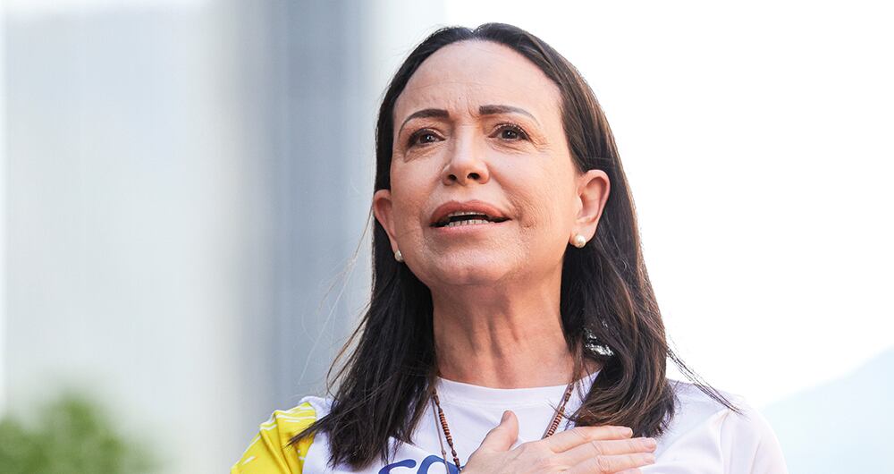 María Corina Machado, líder opositora a la dictadura de Nicolás Maduro.