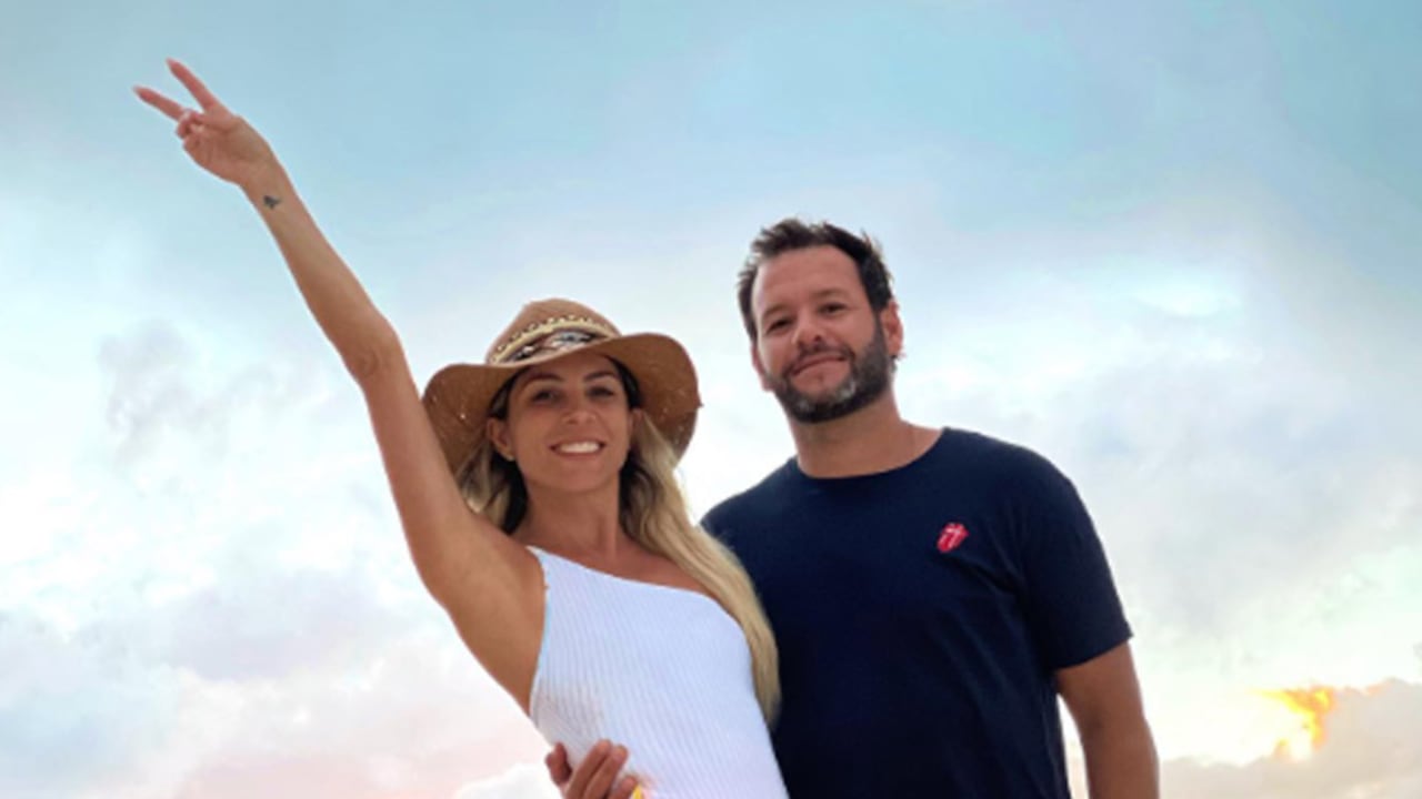 Mabel Cartagena - Sebastián Decoud - Foto tomada Instagram @flakycartagena