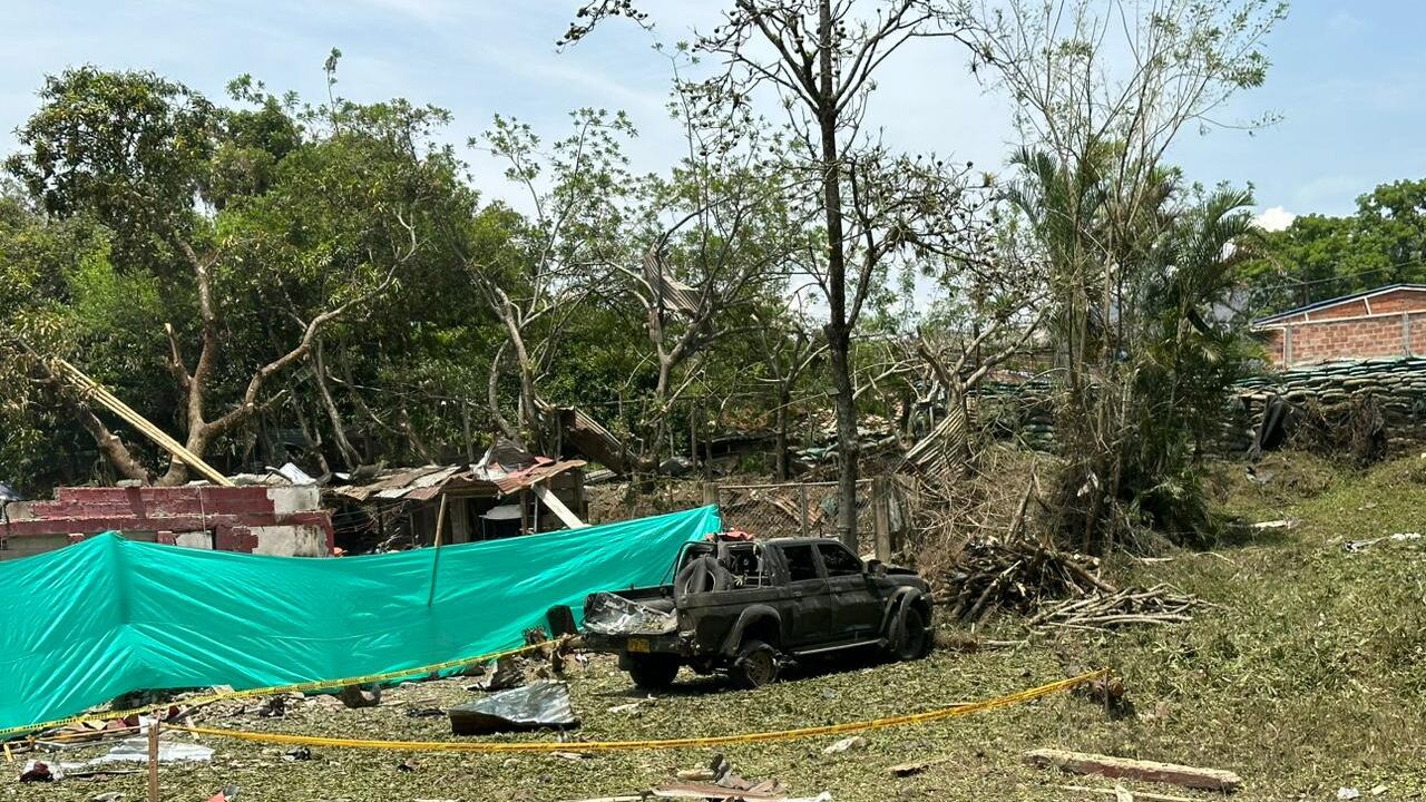 El carro bomba explotó en Timba, municipio de Buenos Aires, Cauca.