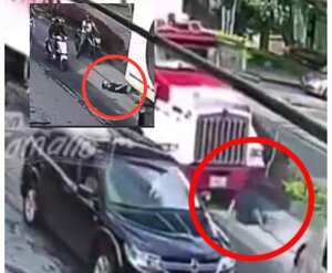 El hecho se registró en la calle 60 entre carreras sexta y séptima, en un sector conocido como la Milla de Oro.