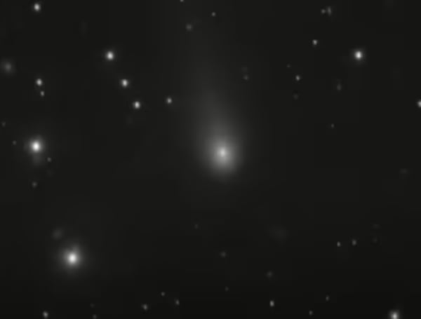 Imagen del cometa 3I/ATLAS, detectado por la NASA a mediados de este 2025.