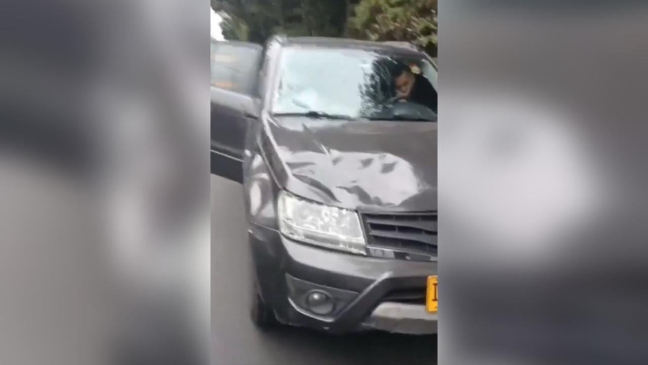 Accidente al norte de Bogotá