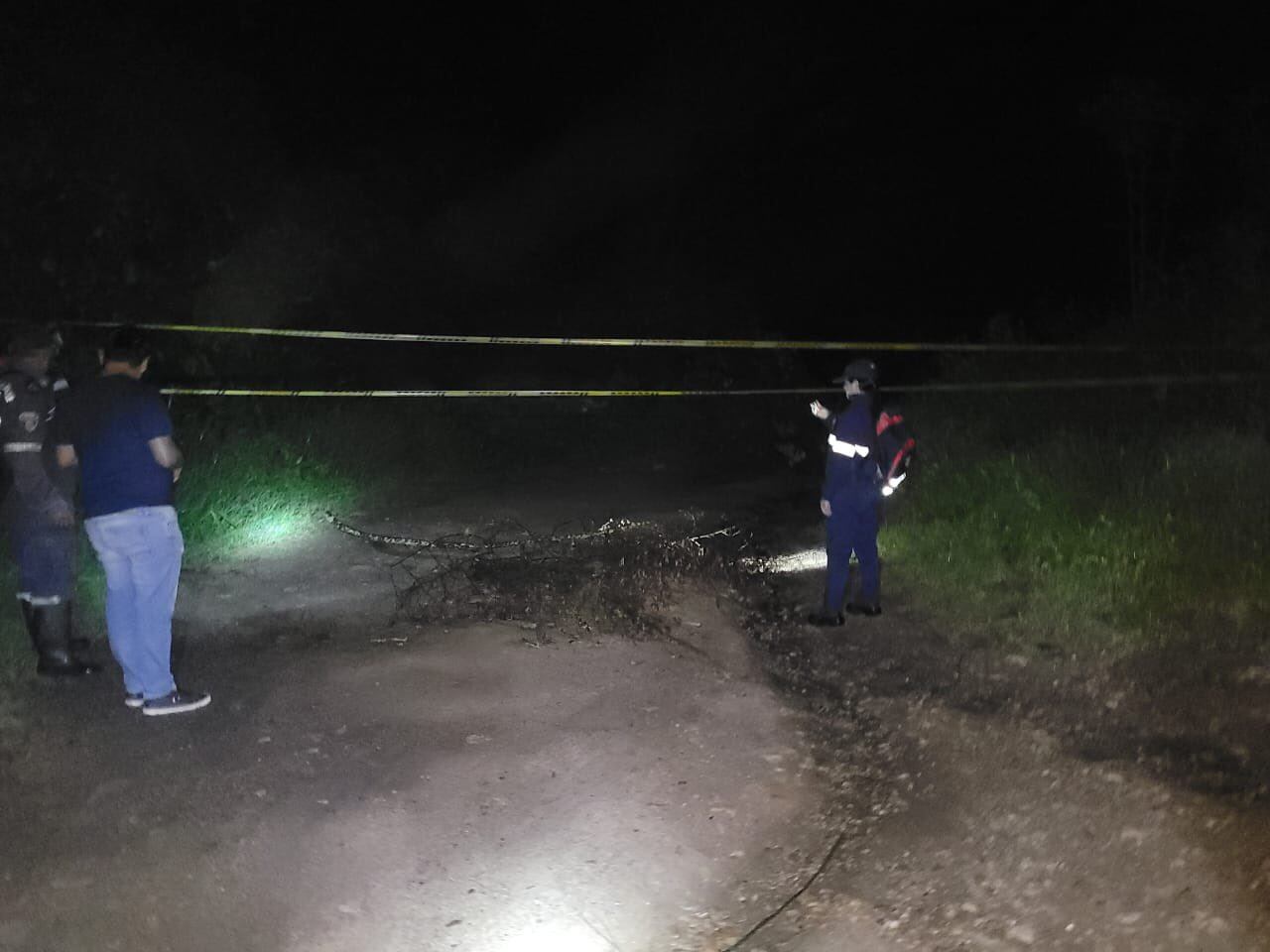 Colapso del puente El Congreso.