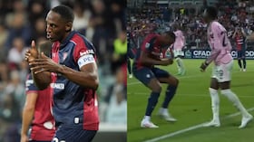 Yerry Mina en el partido contra Juventus.