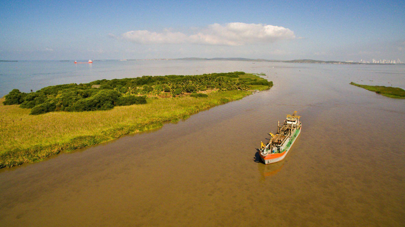 Inician dragados de la APP Canal del Dique