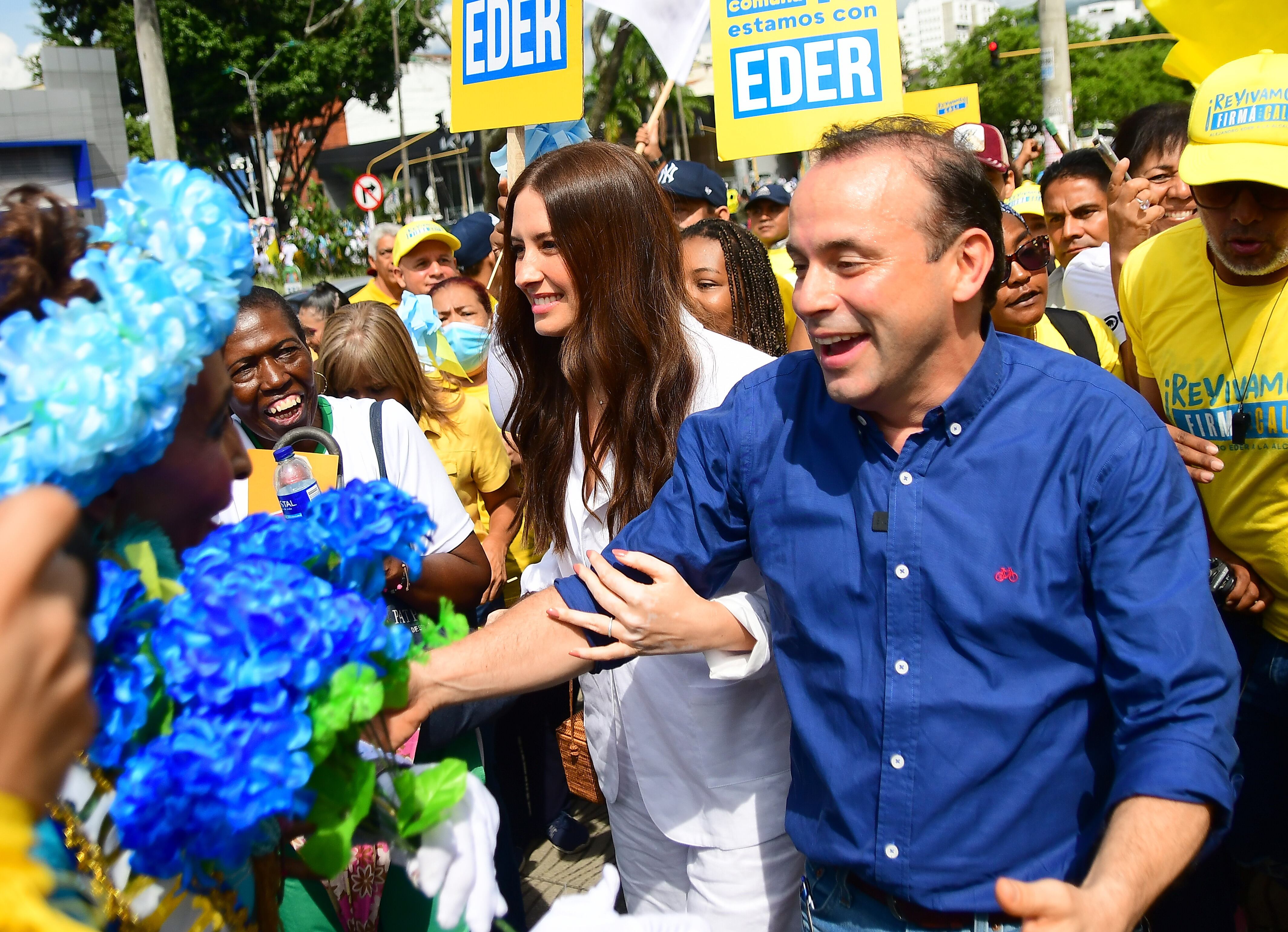 Alejandro Eder inscribió su candidatura a la Alcaldía de Cali ante la Registraduría Nacional del Estado Civil.