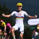 Tadej Pogačar, ganador en solitario de la etapa 6 del Tour de Francia 2026