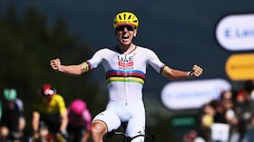 Tadej Pogačar, ganador en solitario de la etapa 6 del Tour de Francia 2026