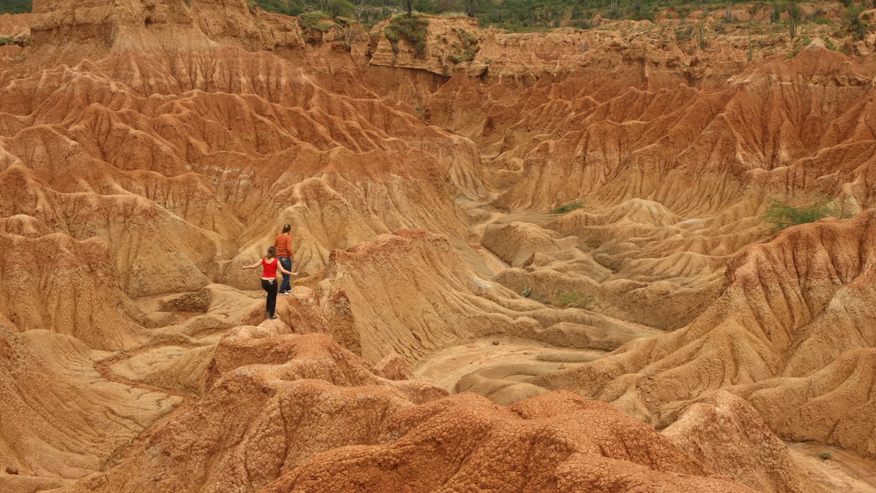 El desierto de La Tatacoa en Huila es uno de los lugares favoritos de muchos para el 'turismo ufológico'. Incluso, se venden artesanías de ovnis y aliens en llaveros y otras piezas.