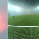 Hinchas del Junior mostraron su descontento con los jugadores en el duelo con Alianza Petrolera.