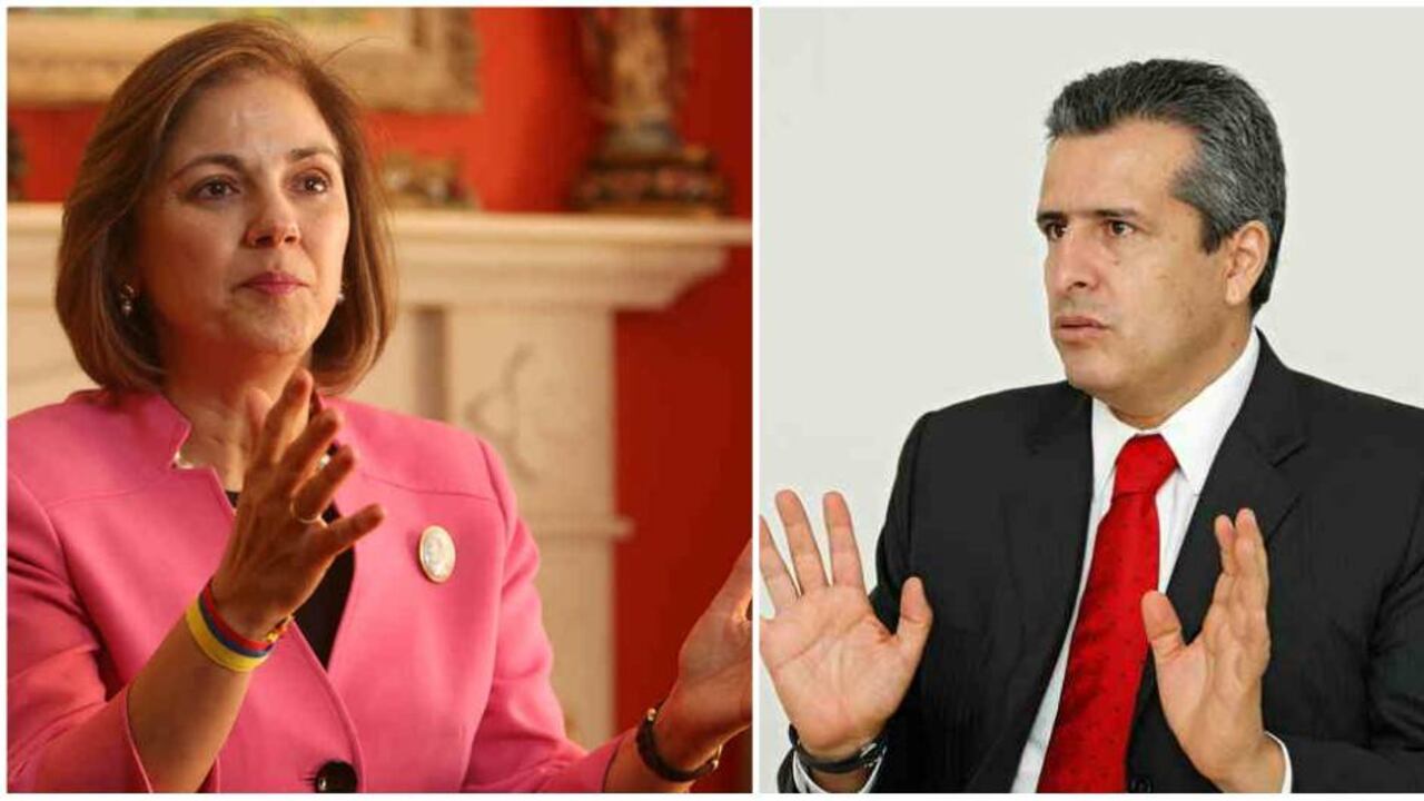 Senadores María del Rosario Guerra y Luis Fernando Velasco