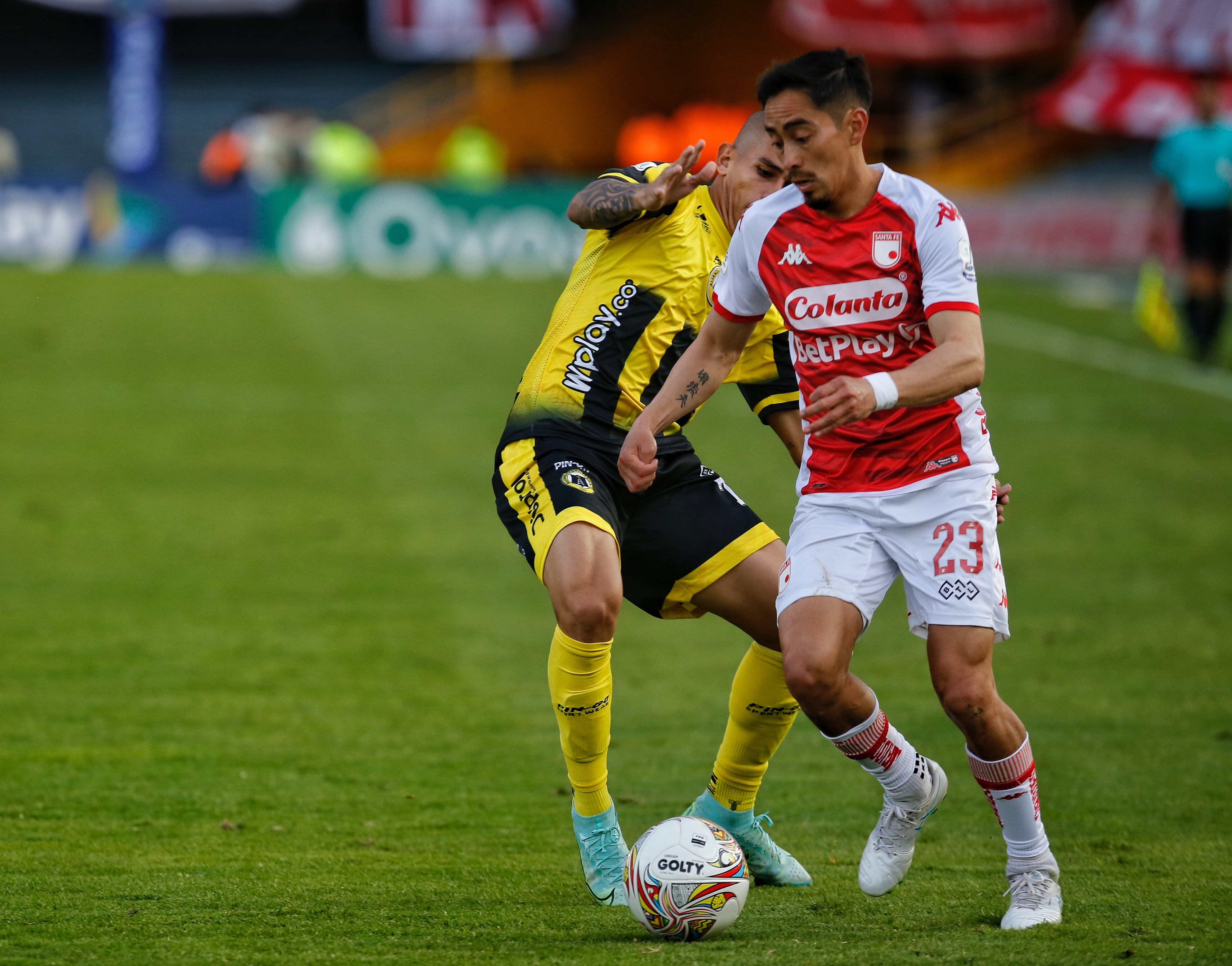 Santa Fe vs. Alianza Petrolera en el estadio El Campín.
