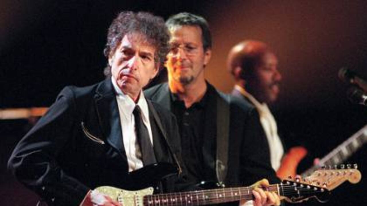 Bob Dylan y Erick Clapton.