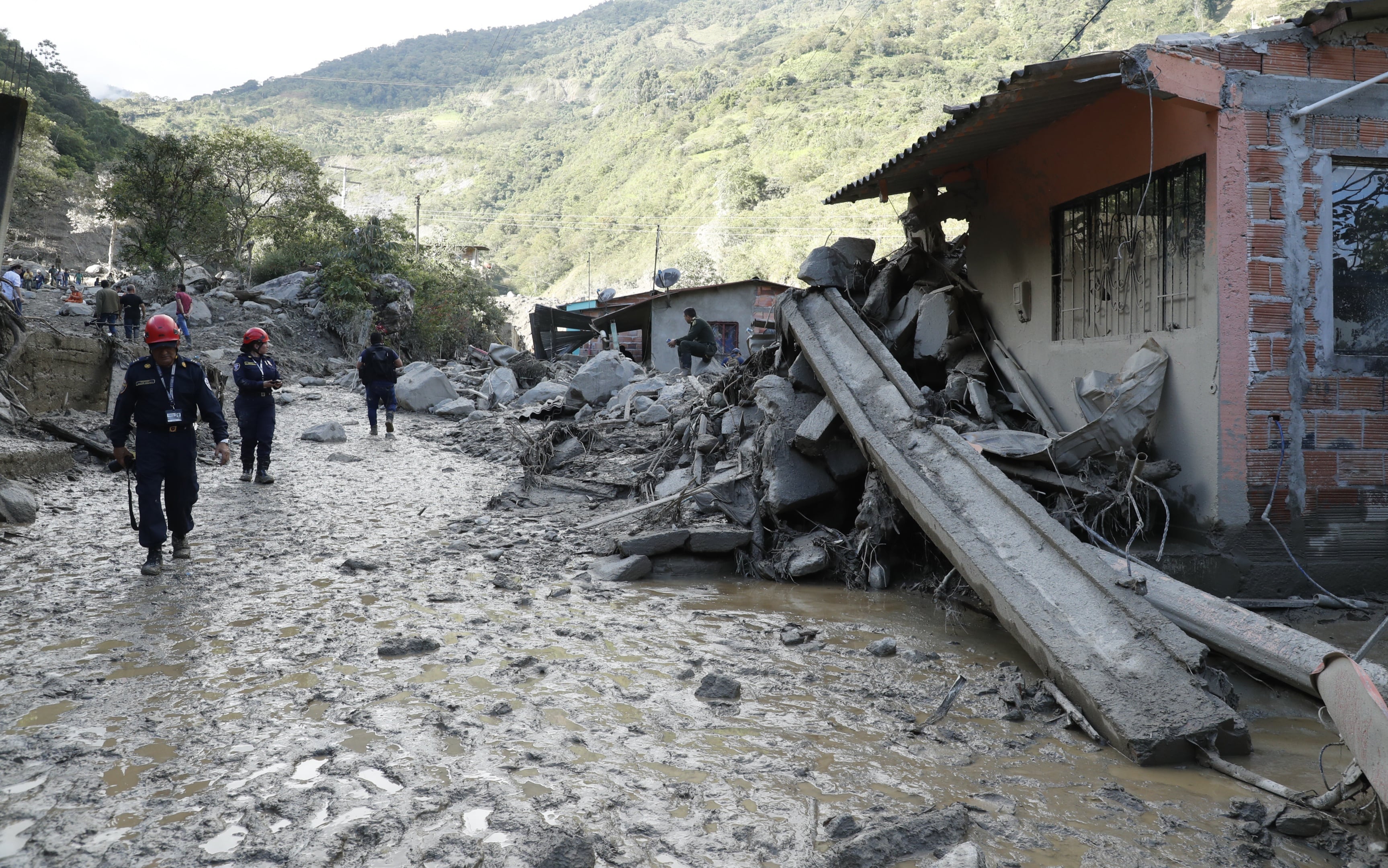Avalancha en Quetame, Cundinamarca