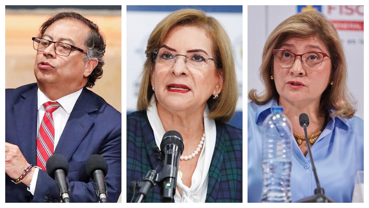 Gustavo Petro, Margarita Cabello y Martha Mancera.
