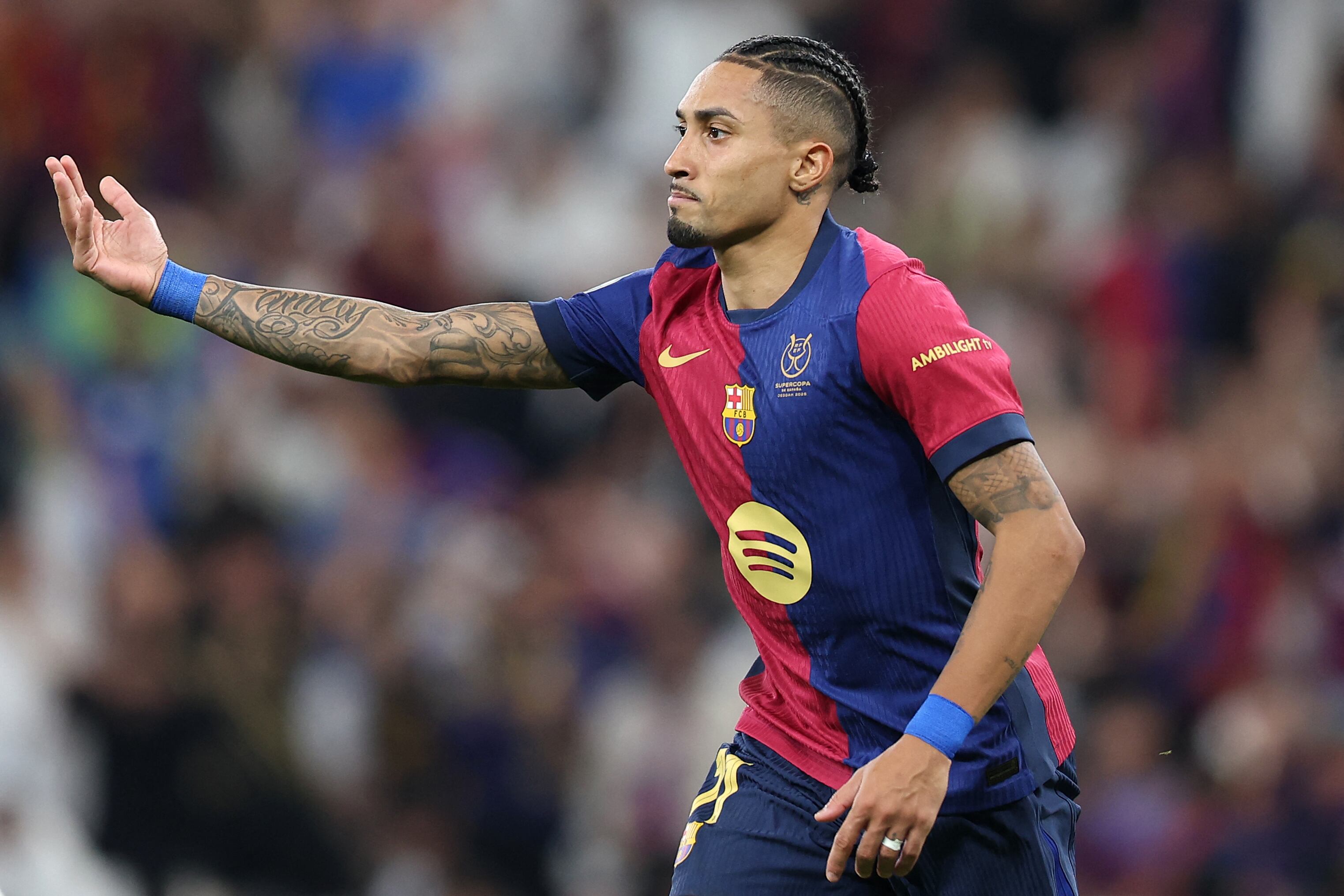 Raphinha, figura del Barcelona.