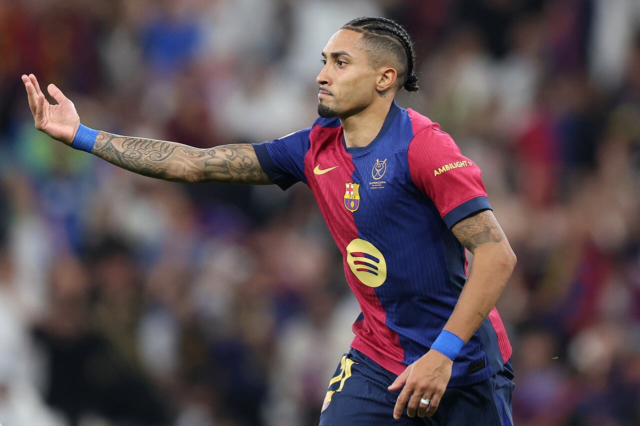 Raphinha, figura del Barcelona.