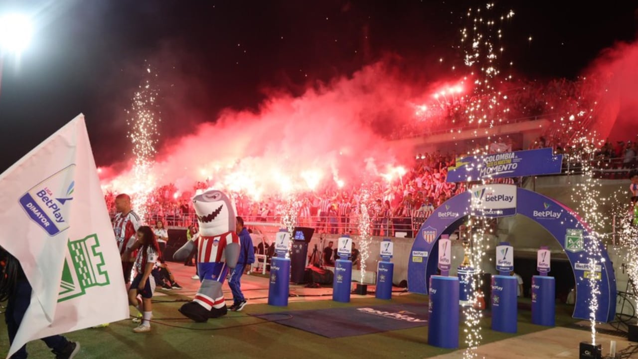 Panorámica de la final de la Liga BetPlay en el 2026-I entre Junior y Nacional.