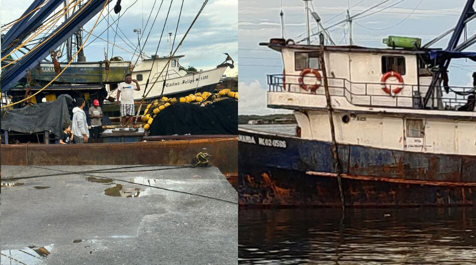 Embarcaciones vinculadas con supuesto tráfico de tiburones.