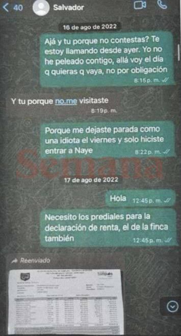 Conversaciones sobre un inmueble. Para esa fecha, Salvador Arana permanecía recluido